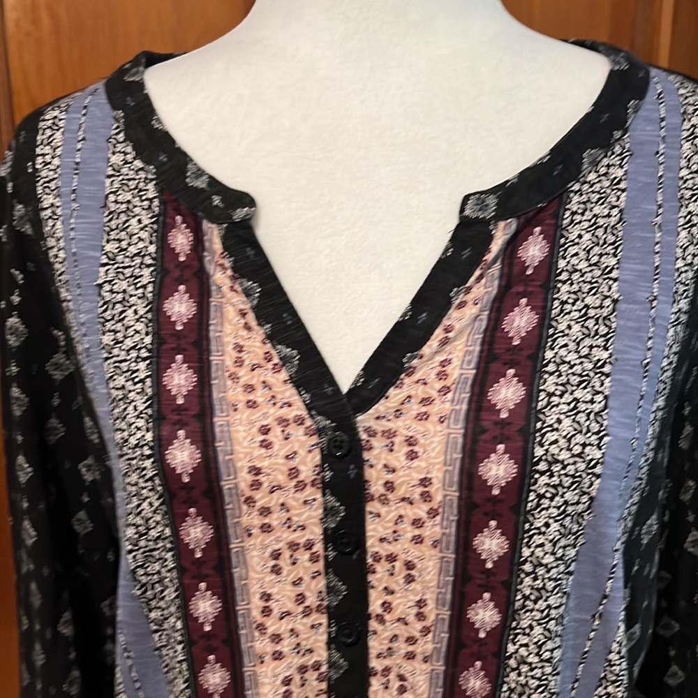 Style & Co Patterned Top - Picture 2 of 7